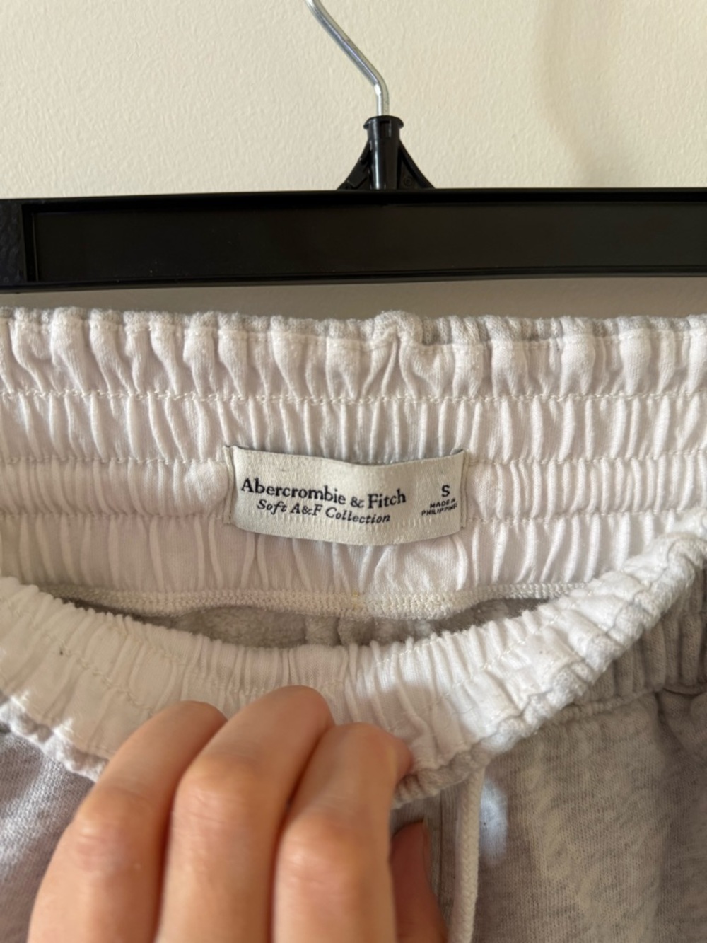 Abercrombie & Fitch Womens White Elastic Waist Bottoms - Picture 3 of 3